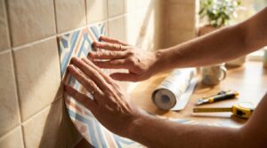 renovujte kuchyň rychle a snadno: nalepte samolepicí obklady sami bez nutnosti demontáže stávajících povrchů.