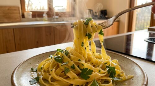 objevte náhodou naučený recept na těstoviny, který se stal mým nejoblíbenějším a už ho nedělám jinak.