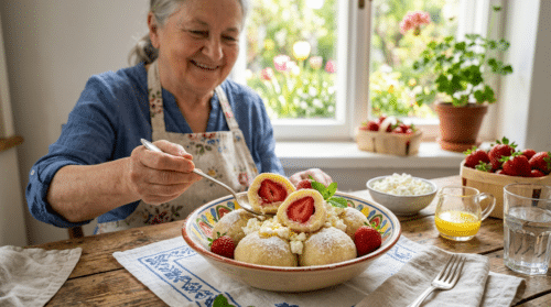 Jsem si jistý, že ovocné knedlíky s jahodami šetří čas i finance
